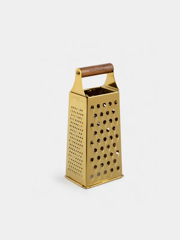 Үккіш, 24 см, төрт қырлы, болат/ағаш, алтын, Classic gold, image-2