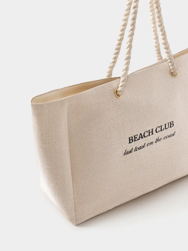 Сумка женская, 44х35 см, полиэстер, бежевая, Beach Club, Coast, image-2