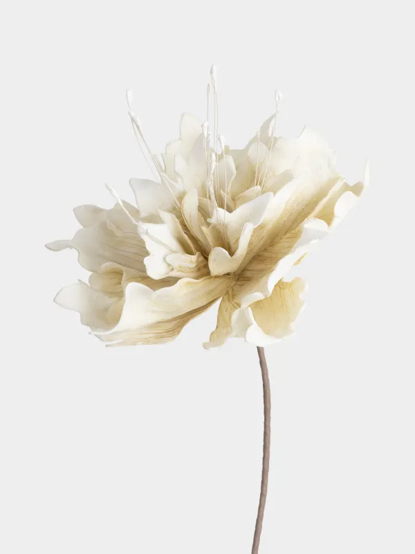 Ветка декоративная, 80 см, Белая магнолия, Magnolia, image-2