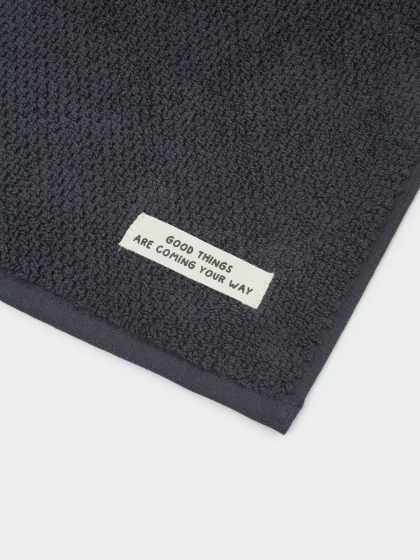 Сүлгі, 70х140 см, мақта, графит, Felpado cotton, image-3