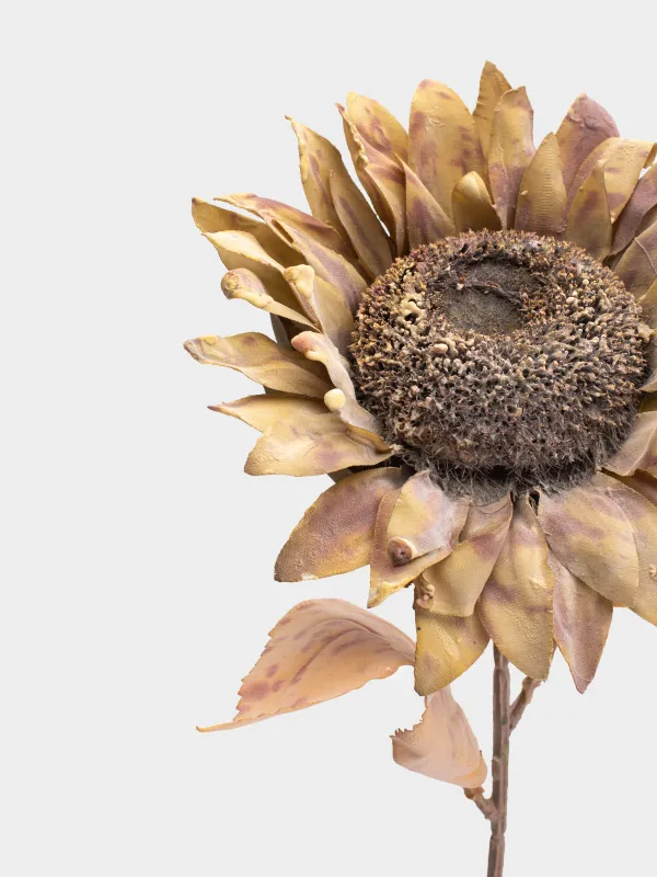 Жасанды гүл, 60 см, полиэстер, Күнбағыс, Flower garden, image-2