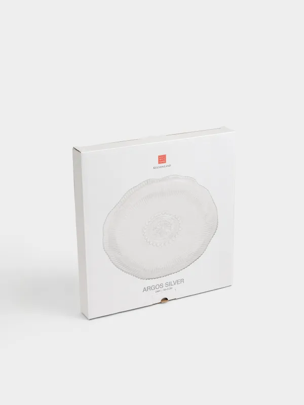 Блюдо, 30х3 см, с серебристым кантом, Argos silver, image-5