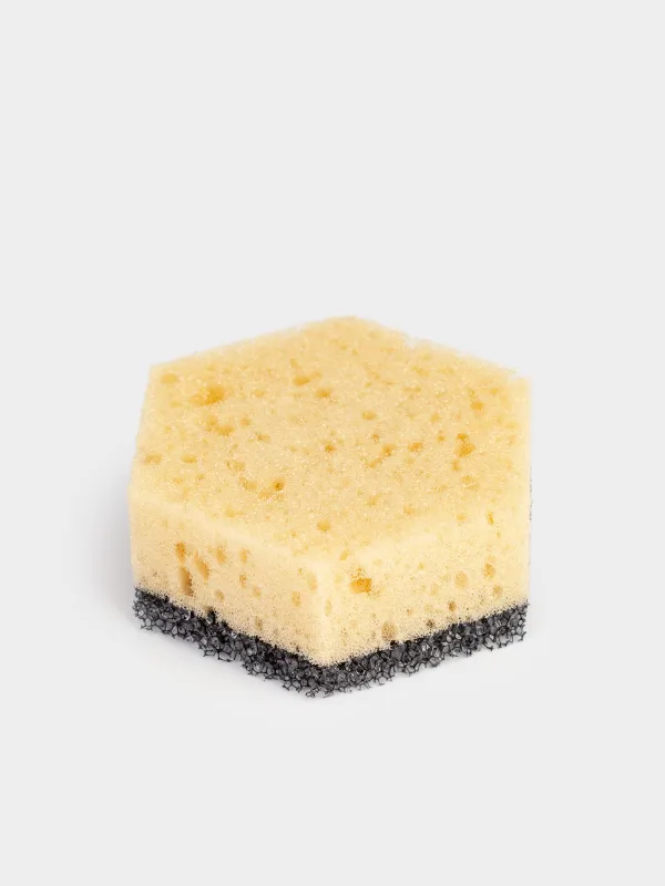 Губка для мытья посуды, 3 шт, Black clean, image-4