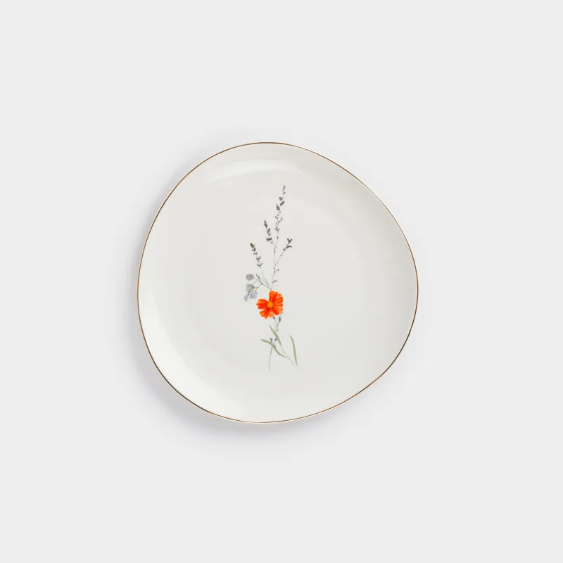 Тарелка закусочная, 21 см, Полевые цветы, Yarrow
