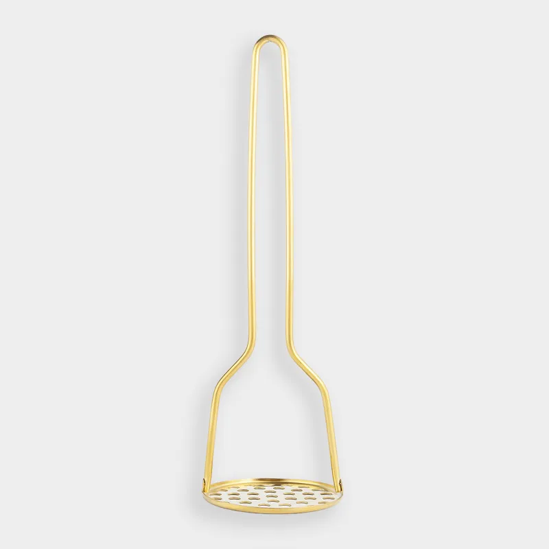 Пюреге арналған пресс, 28 см, болат, алтын, Device gold
