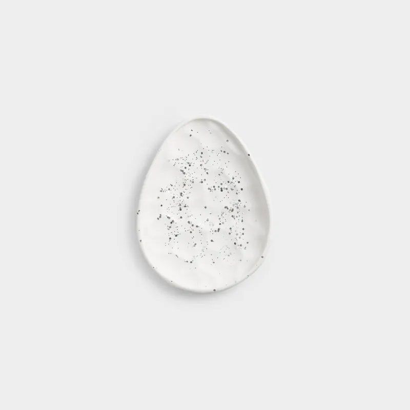 Блюдо декоративное, 21х16 см, Мятый эффект, Antic silver