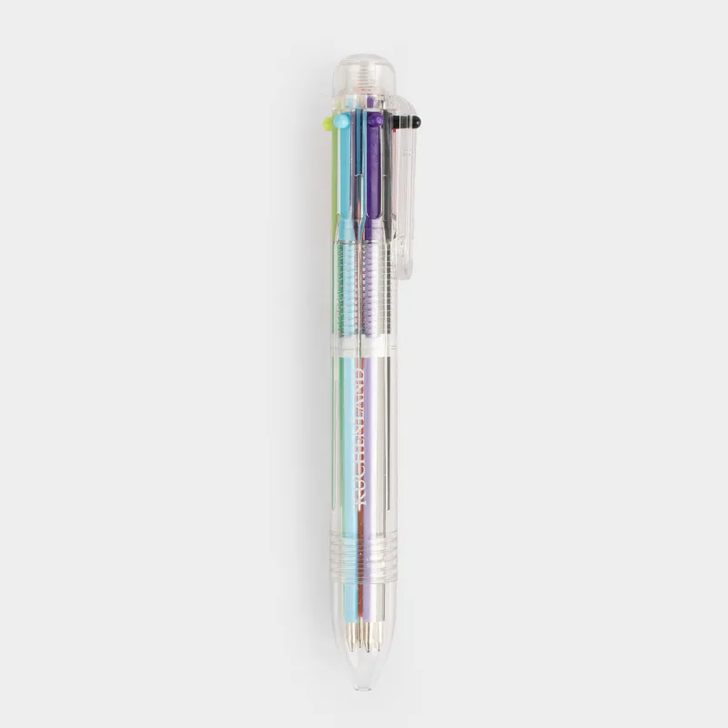 Шарикті қалам, көп түсті, 14 см, 6 түсті, пластик, Draw