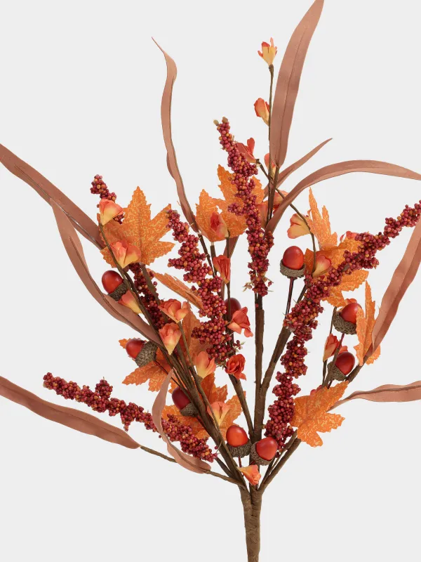 Ветка декоративная, 55 см, полиэтилен/пластик, Желуди и ягоды, Forest symphony decor, image-1
