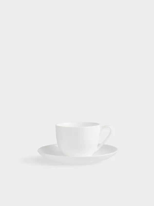 Шай жұбы, 2 адам, 4 зат, 270 мл, фарфор F, ақ, Ideal white, image-1