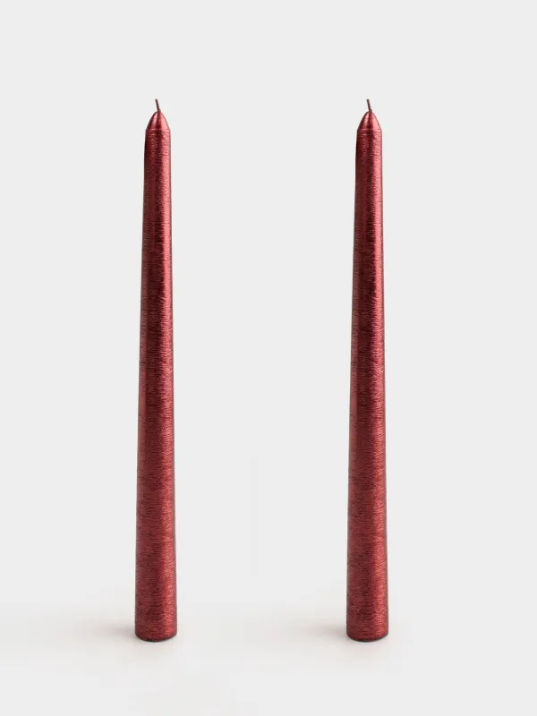 Свеча, 25 см, 2 шт, тонкая, Galore candle, image-0