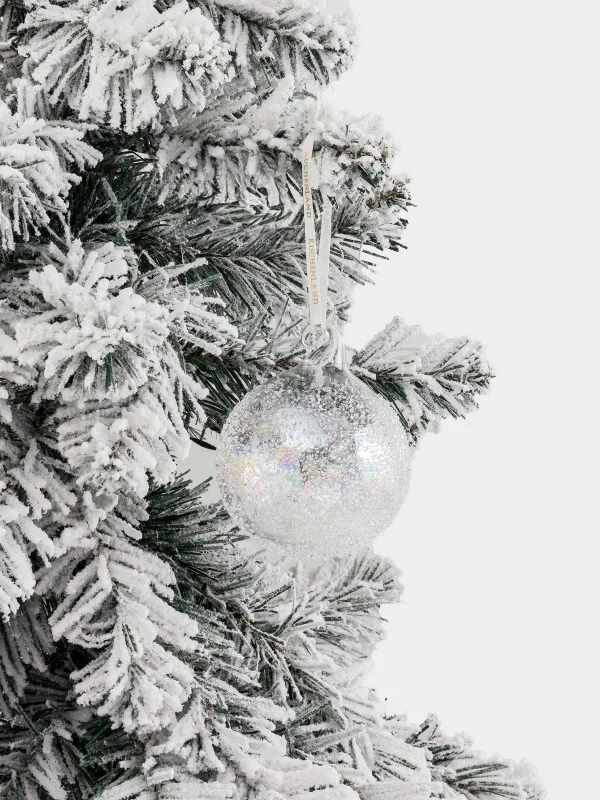 Игрушка елочная, 8 см, Шар с изморозью, Ball sparkle, image-2