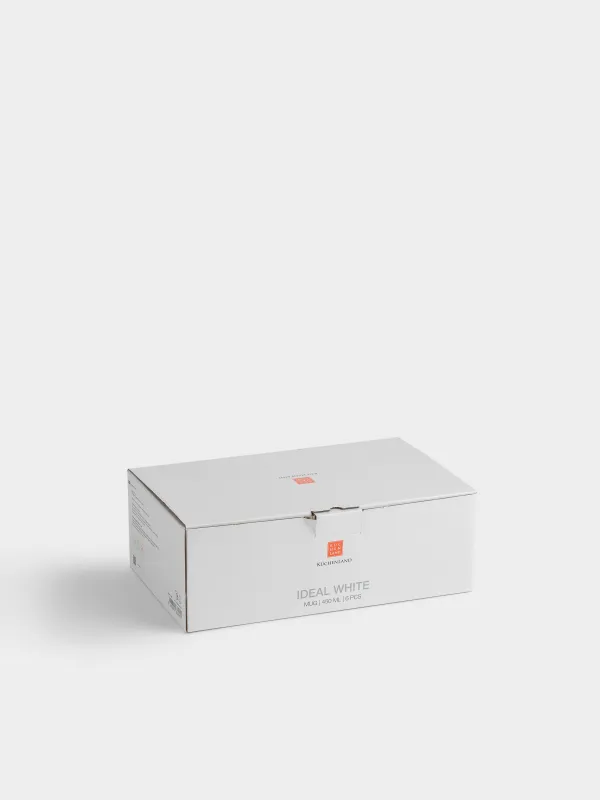 Саптыаяқ, 450 мл, 6 дана, F фарфоры, ақ, Ideal white, image-5