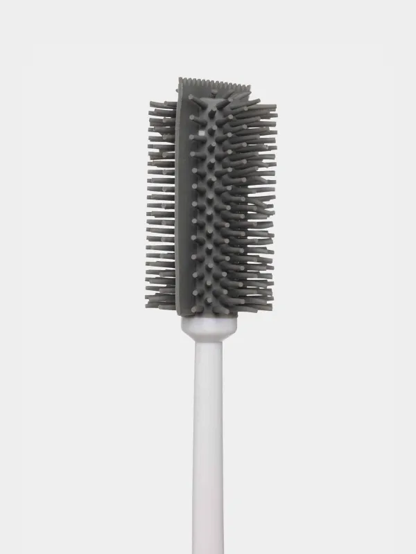 Бөтелке өшіргіш, 33 см, қырғышпен, резеңке / пластик, сұр-ақ, Clean, image-2