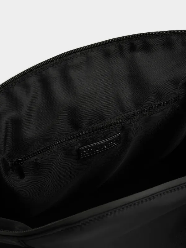 Спорттық сөмке, 45х29х16 см, сабы және иық бауы бар, нейлон, қара, Force sport, image-4
