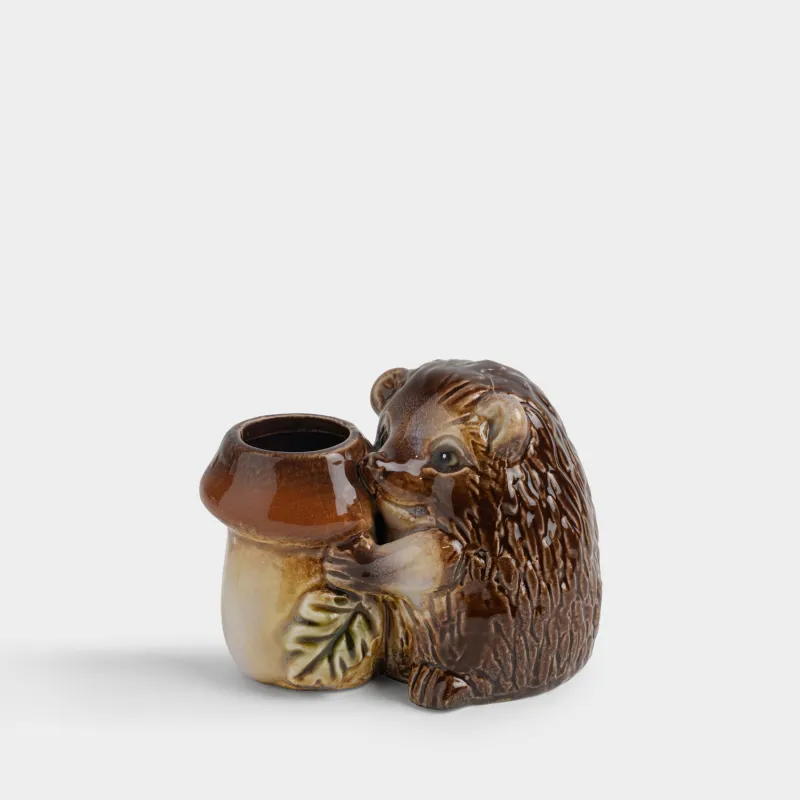 Подставка для зубочисток, коричневая, Hedgehog