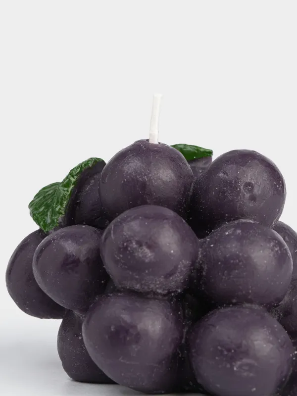 Шам, 9x5 см, күлгін, Жүзім, Fruit shape, image-2
