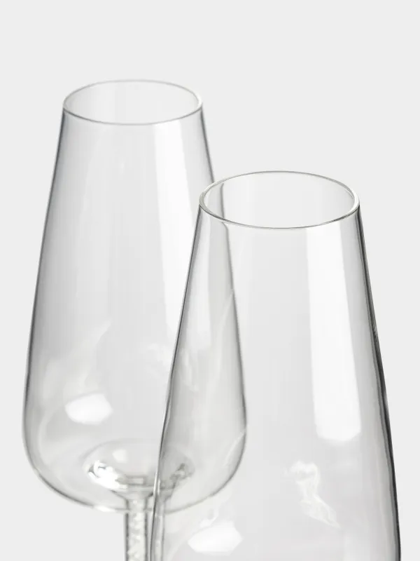 Бокал для шампанского, 2 шт, со стразами, Sorento crystal, image-3