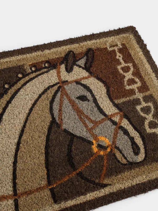 Коврик придверный, 40х60 см, Конь, Home horse, image-1