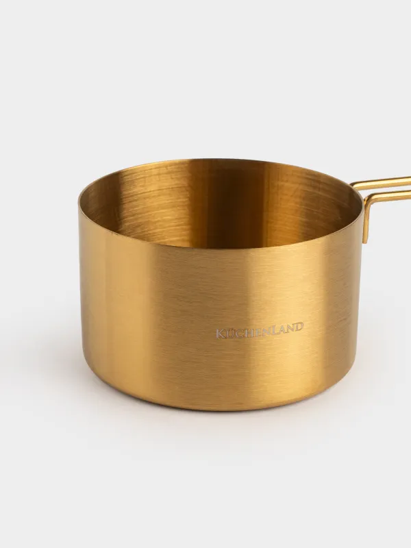 Өлшеуіш қасық, 250 мл, болат, алтын, Device gold, image-6