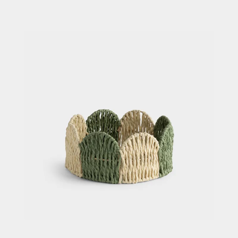 Корзина для хранения, 22х9 см, Волнистые края, Braided