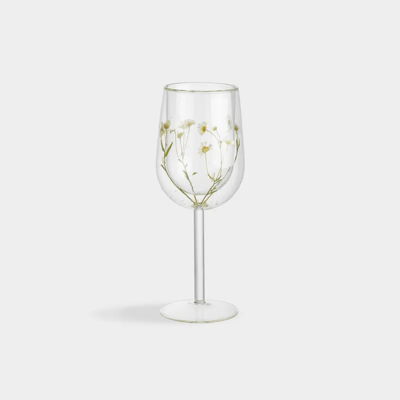 Бокал для вина, с сухоцветами, Air decor