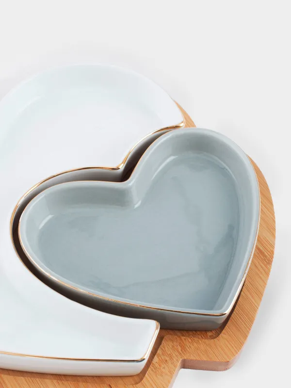 Набор для закусок, разборный, Heart, image-4