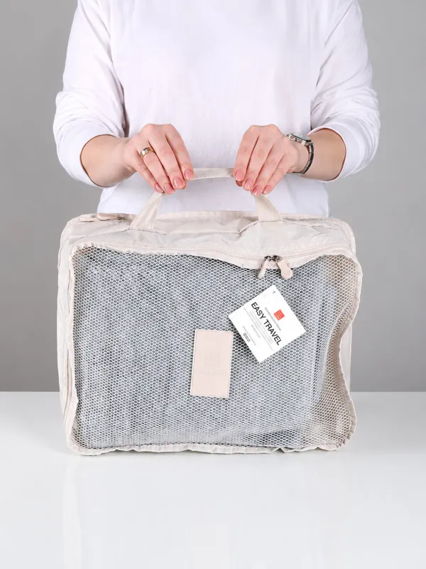 Органайзер для одежды, 40х30х10 см, XL, полиэстер, бежевый, Easy Travel, image-2