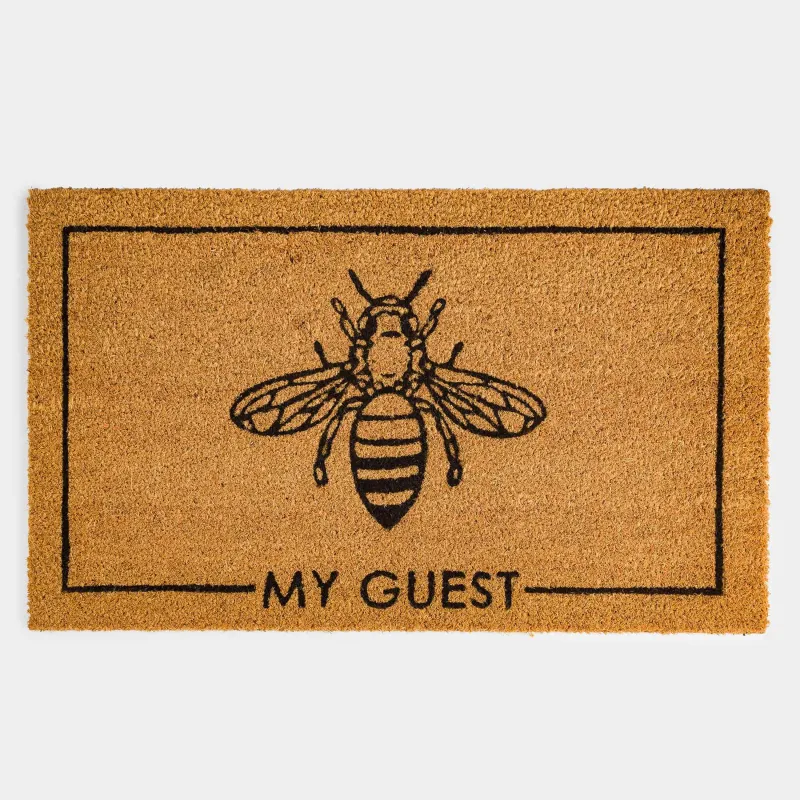 Кілемше, 45x75 см, кокос, сарғылт-қоңыр, My guest, Honey