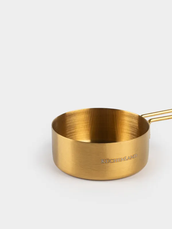 Ложка мерная, 100 мл, сталь, золотистая, Device gold, image-4
