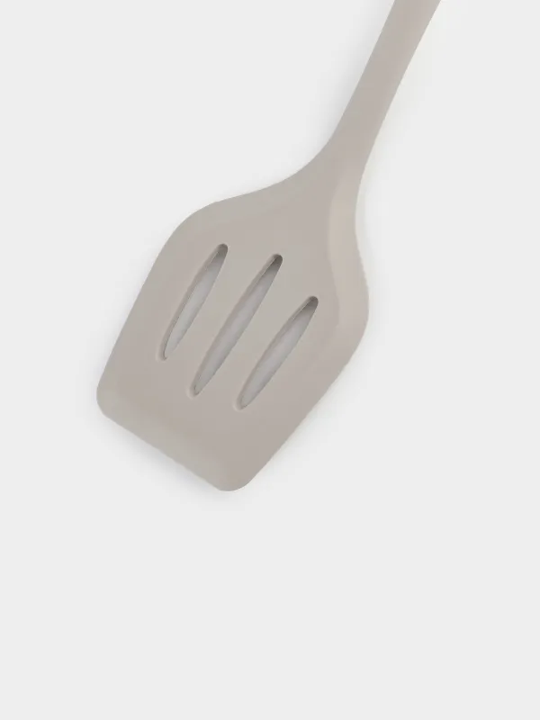 Лопатка, 31 см, с прорезями, силикон/нейлон, бежевая, Benefit, image-3
