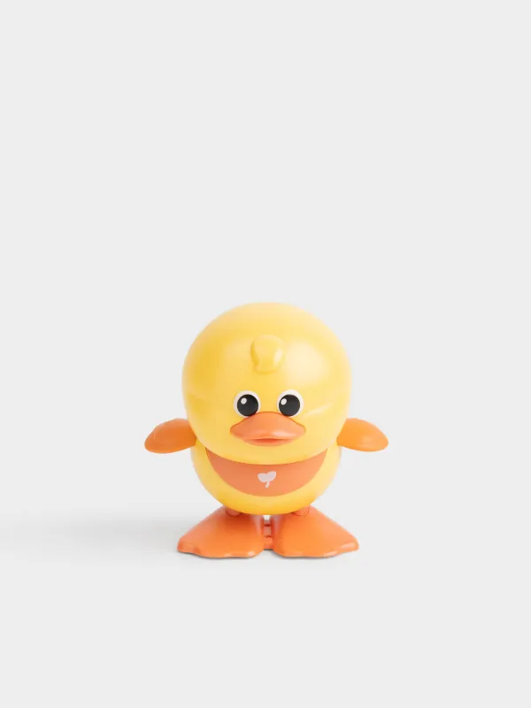 Ойыншық, 9 см, бұрамалы, пластик, сарғылт-қоңыр, Үйрек, Game, image-0