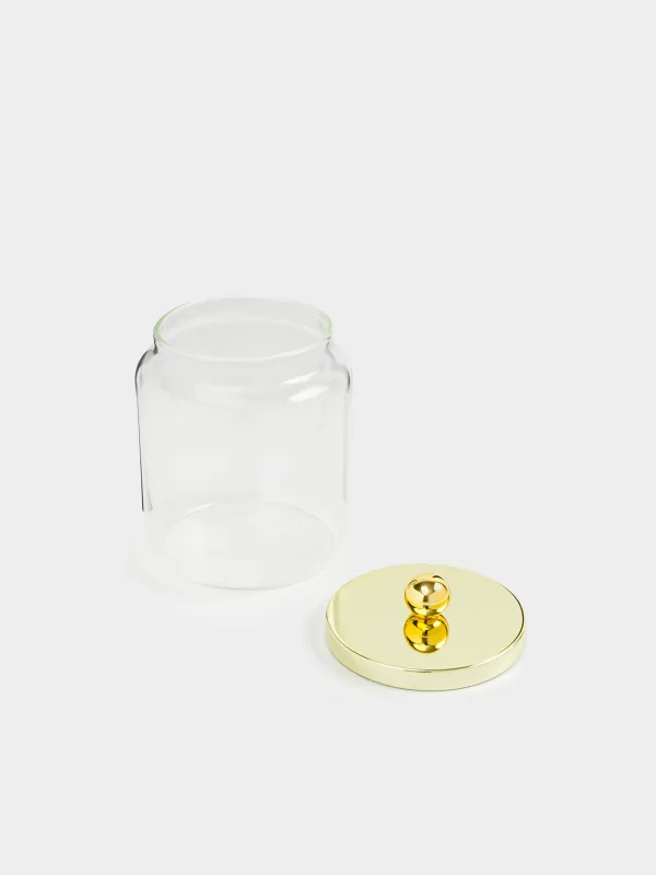 Емкость для хранения, 450 мл, Classic gold, image-1