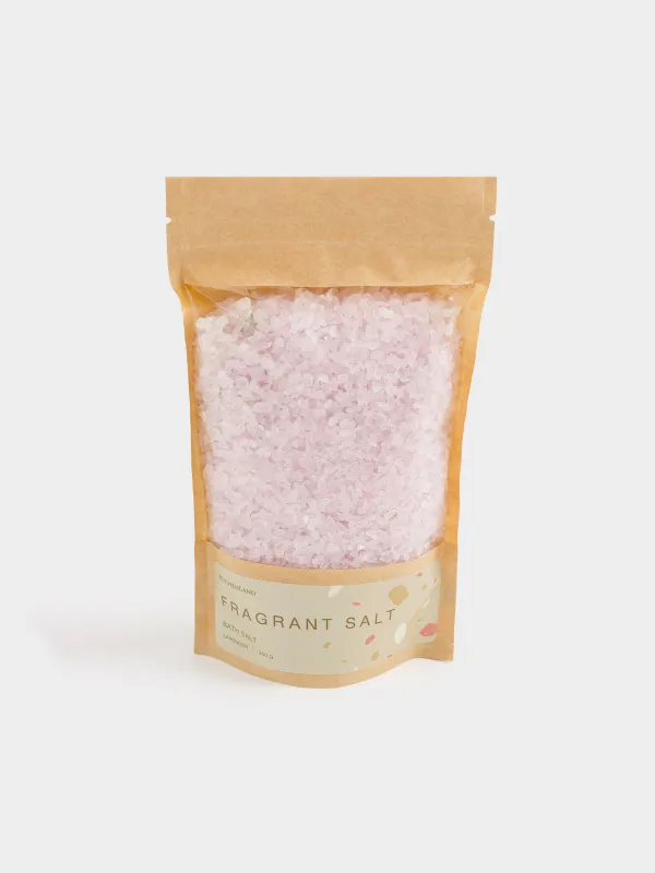 Ваннаға арналған тұз, 350 гр, ашық күлгін, Лаванда, Fragrant salt, image-0