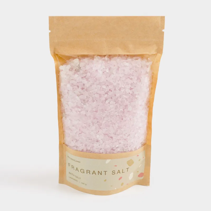 Ваннаға арналған тұз, 350 гр, ашық күлгін, Лаванда, Fragrant salt