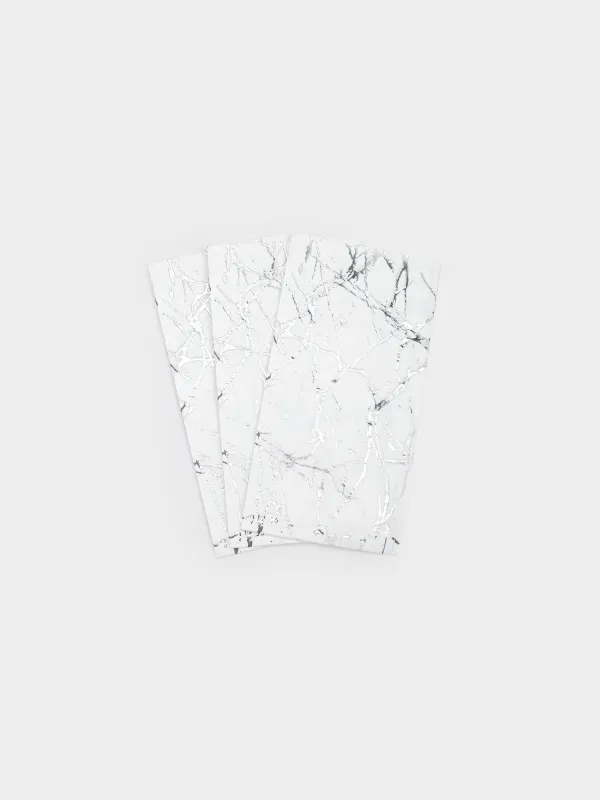 Қағаз майлықтар, 33х33 см, 20 дана, ақ, мәрмәр, Maniera, image-2