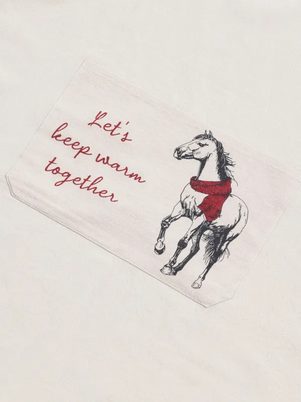 Фартук, 65х80 см, хлопок, Horse in scarf, image-3