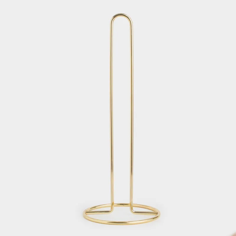 Қағаз сүлгілерге арналған ұстағыш, 31 см, металл, алтын, Twist gold, image-0