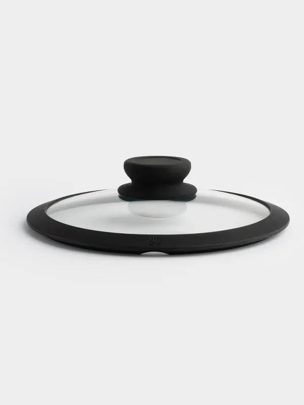Крышка, 20 см, стекло Т/силикон, Solution accessory, image-1