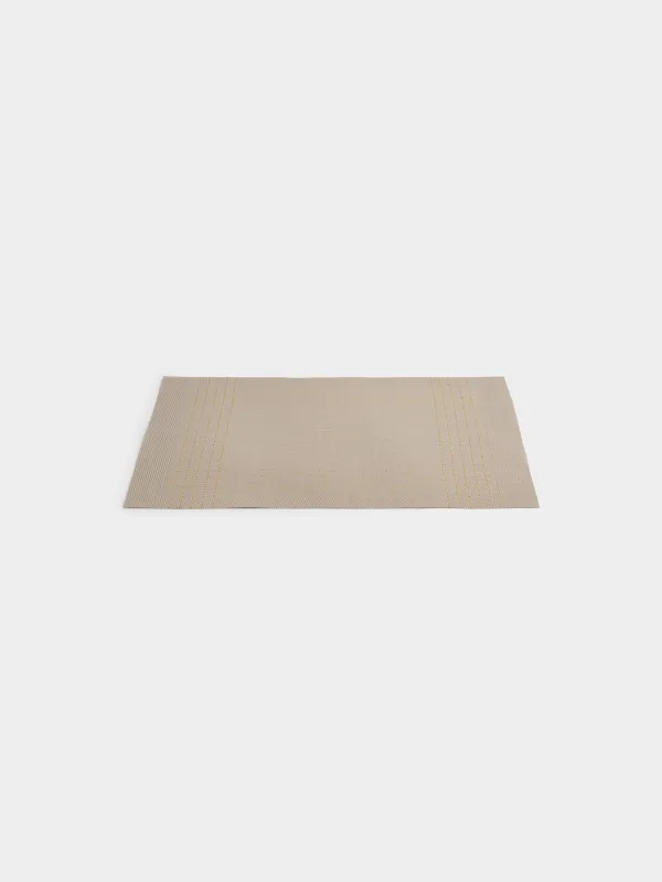 Салфетка под приборы, 30х45 см, Золотистые линии, Solid, image-1