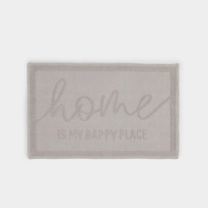 Кілем, 50x80 см, мақта, бежевый, Love lives here, Emevi