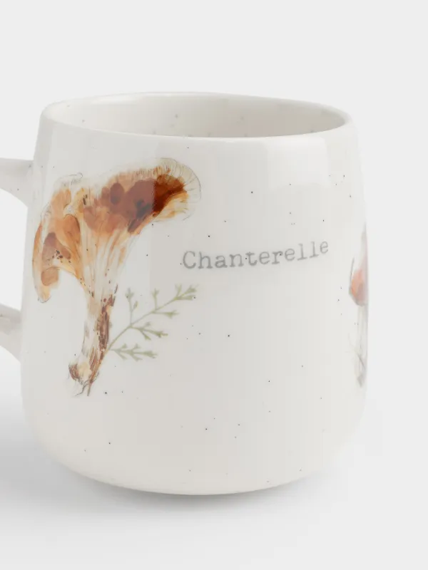Кружка, 500 мл, фарфор N, молочная, Грибы, Autumn gifts, image-2