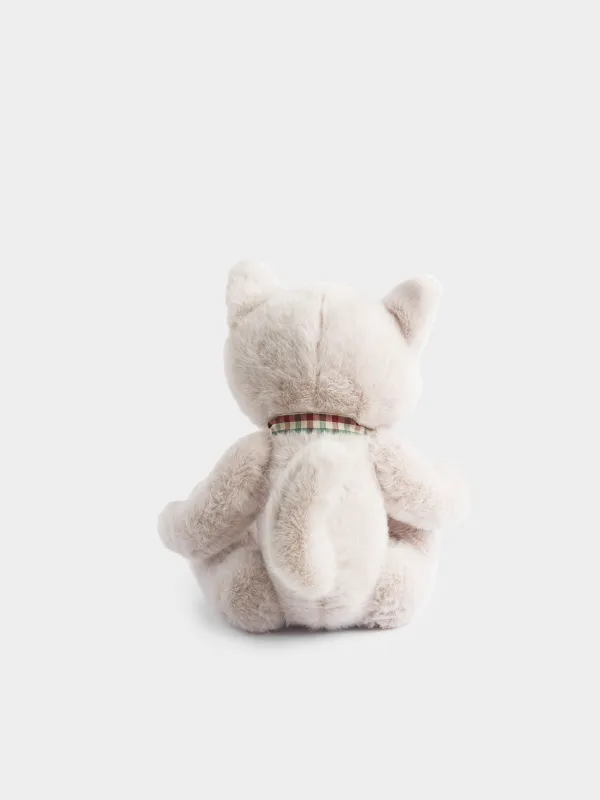 Игрушка, 35 см, мягкая, с подвижными лапами, полиэстер, бежевая, Кот, Cat, image-2