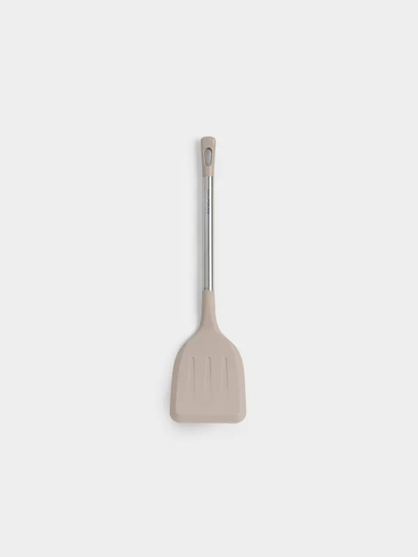 Қалақша, 35 см, силикон/болат, сұр, Ginelli kitchen, image-0