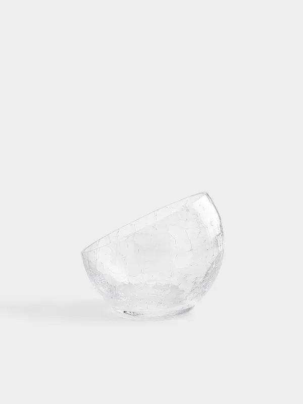 Кәмпит ыдысы, 12x15 см, шыны, Кракелюр, Ice, image-0