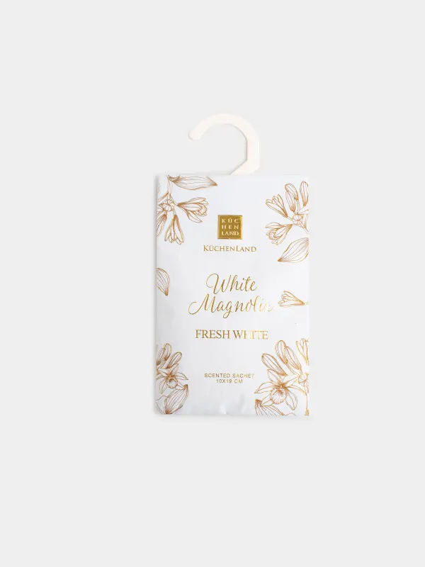 Хош иісті Саше 10х19 см, White Magnolia, Fresh white, image-0