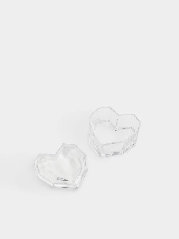 Сақтауға арналған ыдыс, 9х9 см, 140 мл, шыны, Жүрек, Heart, image-4