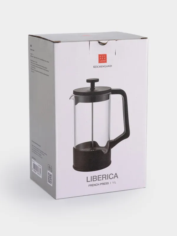 Француз баспасөзі, 1 л, пайдаланылған Шыны / болат, қара, Liberica, image-5
