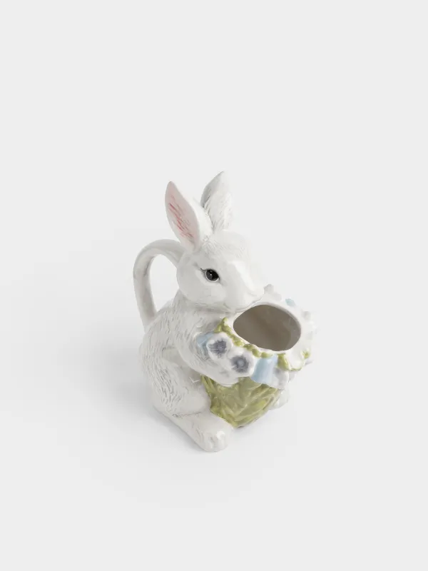 Кувшин, 540 мл, Кролик с букетом цветов, Easter, image-2