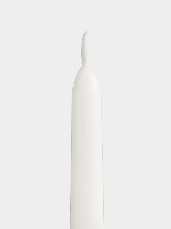 Свеча, 26 см, 6 шт, тонкая, Luxury white, image-2
