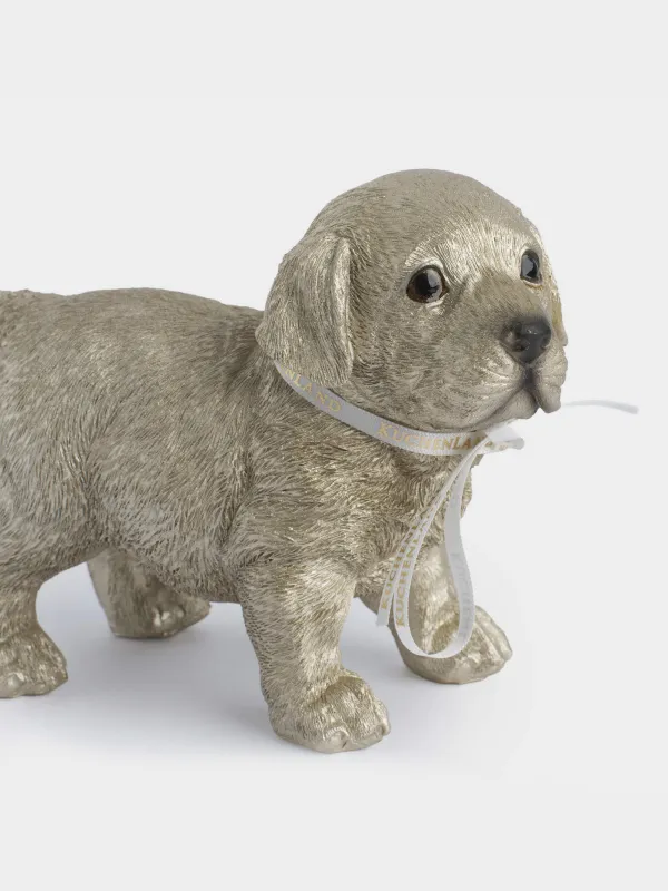 Мүсінше, 11х17 см, полирезин, алтын, Лабрадор, Dog, image-4